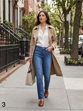 Gap Real Straight Fit Denim Jeans High Rise Casual Straight Leg